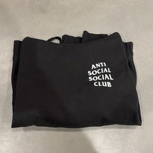 Anti Social Social Club black hoodie